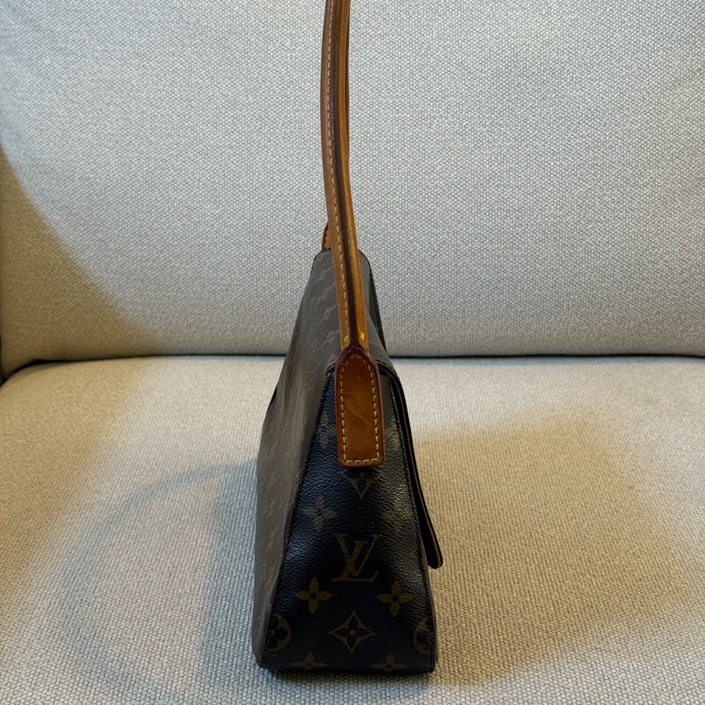 Louis Vuitton Mini Looping Dark Brown Monogram Shoulder Bag - Picture 3 of 8